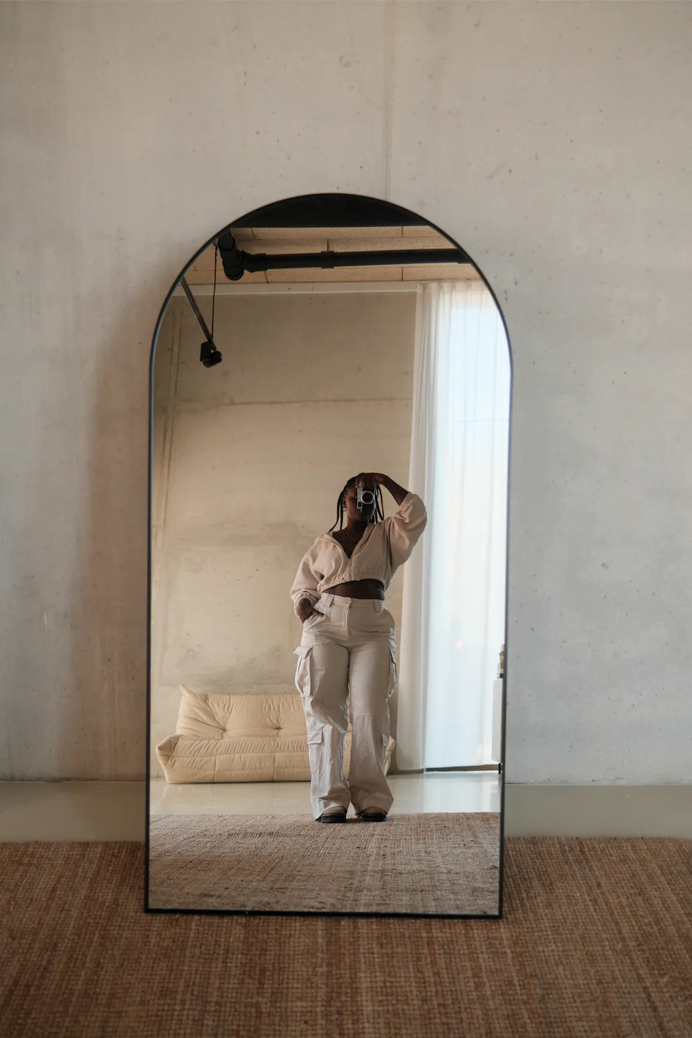 Luna Boogspiegel - 160 x 80 cm